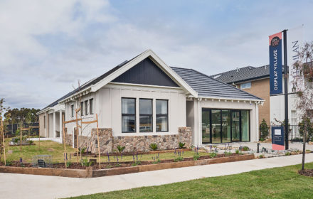 Cumberland 266 display home with the Newport façade.