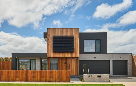 Hamlan receives an award for a custom-built home in Torquay, Victoria.